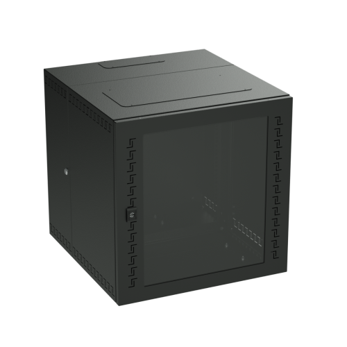IT-корпус навесной STI 19" 12U, 600х600х650, дверь с закаленным стеклом, RAL9005