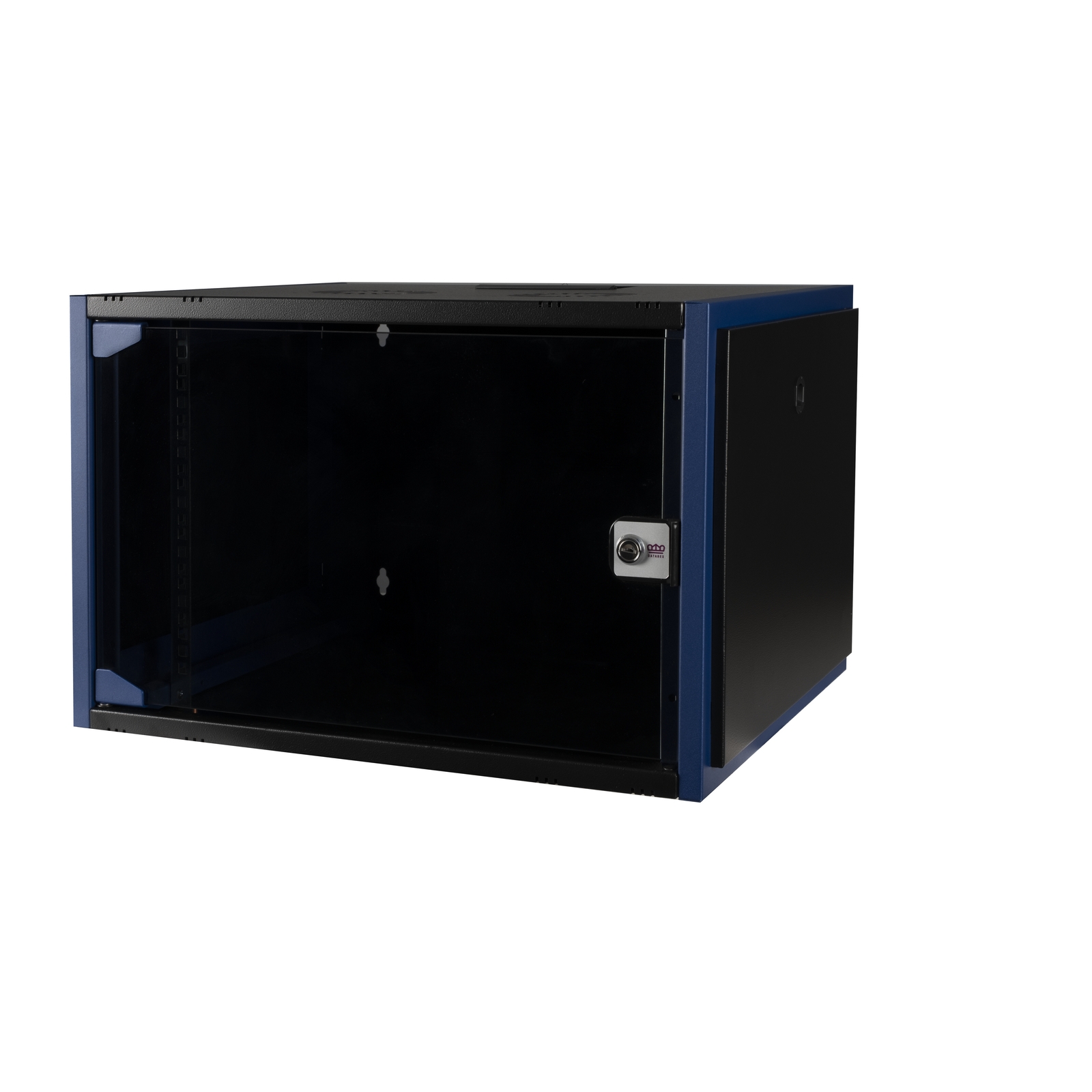 ШКАФ НАСТЕННЫЙ, ТЕЛЕКОММУНИКАЦИОННЫЙ 19", 7U 600Х450, ДВЕРЬ СТЕКЛО, ЧЕРНЫЙ